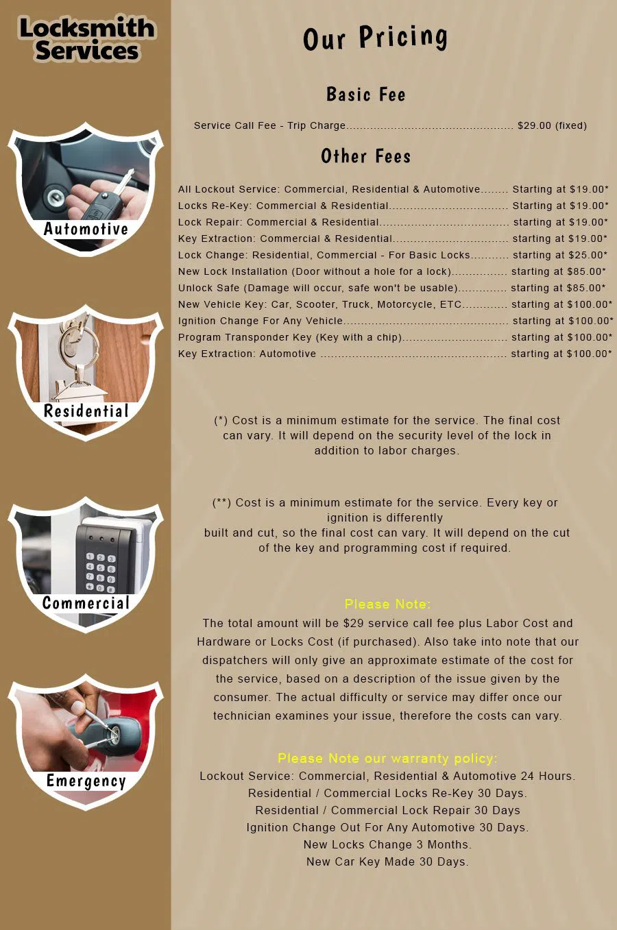 Elite Locksmith Services Baltimore, MD 410-487-9517